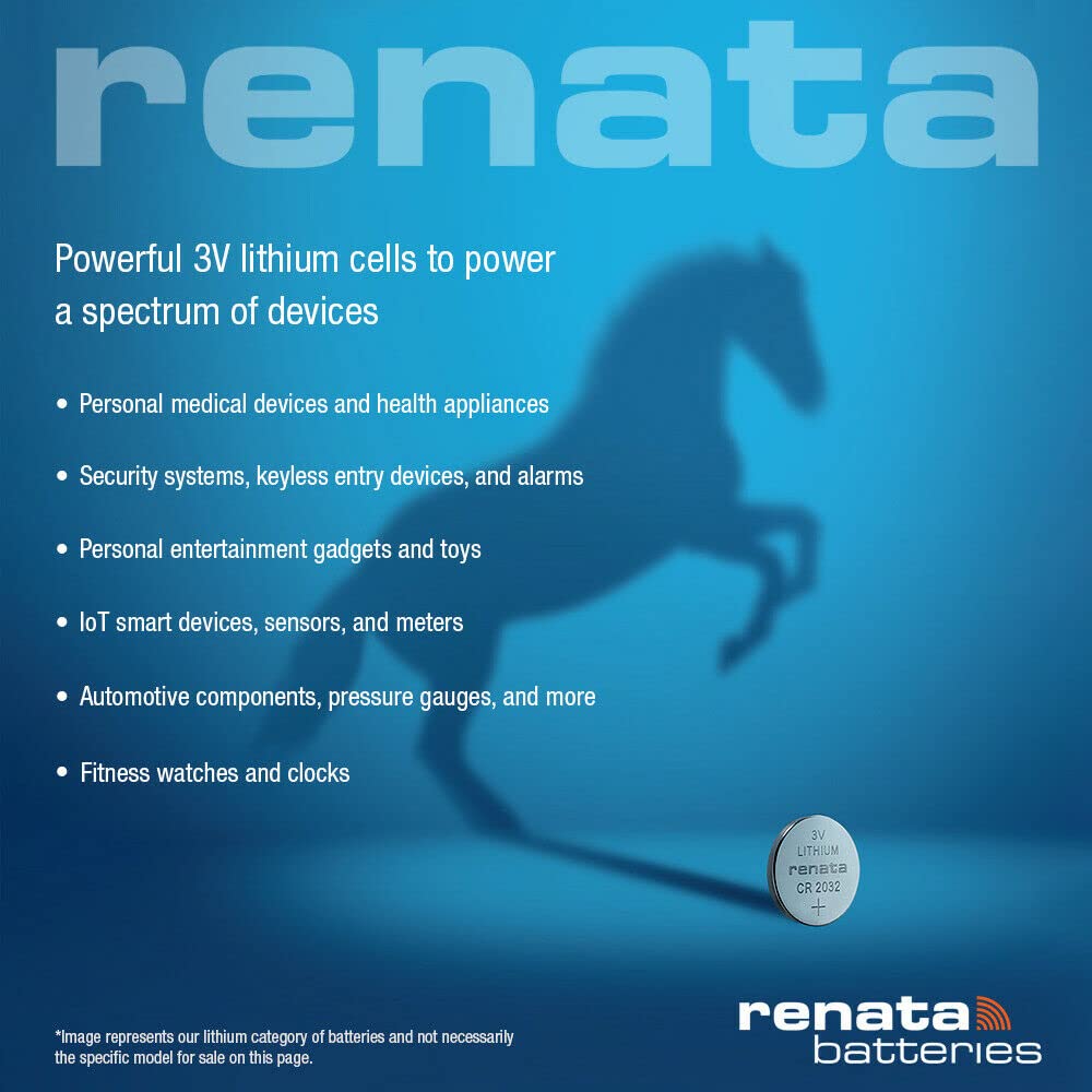Renata CR1620 Batteries - 3V Lithium Coin Cell 1620 Battery (2 Count) - Image 5