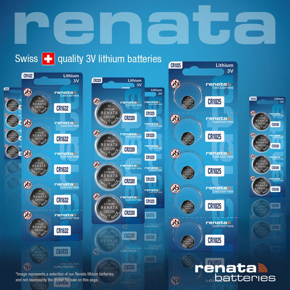 Renata CR1620 Batteries - 3V Lithium Coin Cell 1620 Battery (2 Count) - Image 6
