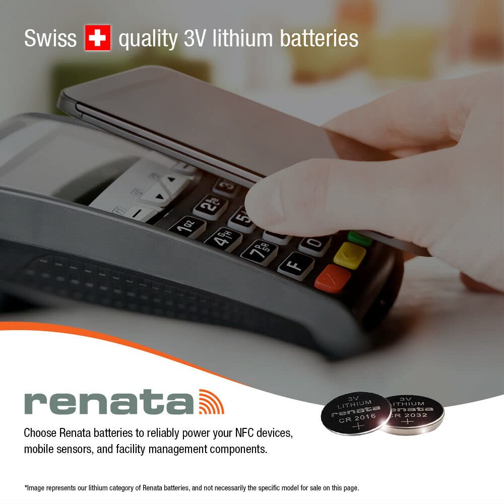 Renata CR2032 Batteries - 3V Lithium Coin Cell 2032 Battery (2 Count) - Image 8